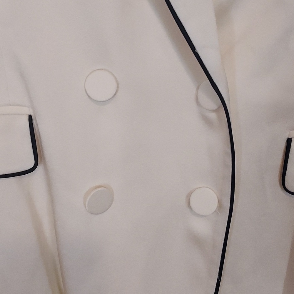 Veronica Beard Eiza Belted Jacket Winter White - Picture 6 of 12